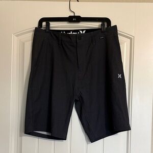 Hurley Men's Black Athletic Stretch Shorts